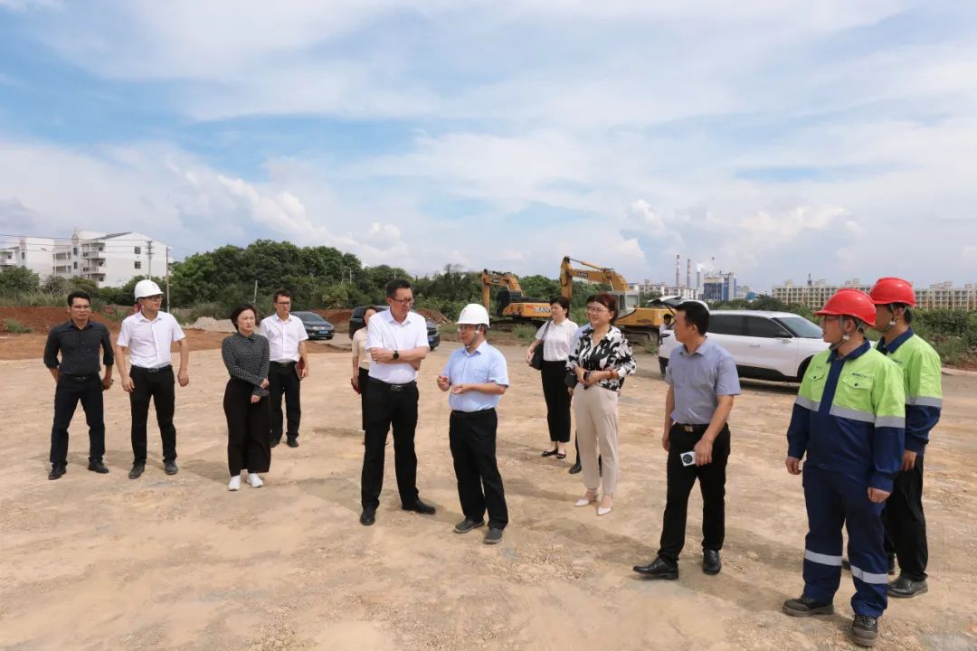 海南省工信厅到918博天堂督导氢氧化锂项目建设