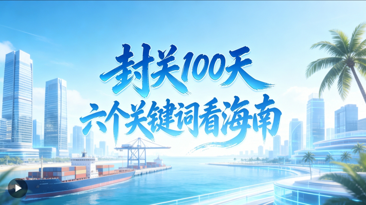 人民日报：海之南 封关100天，六个关键词看海南